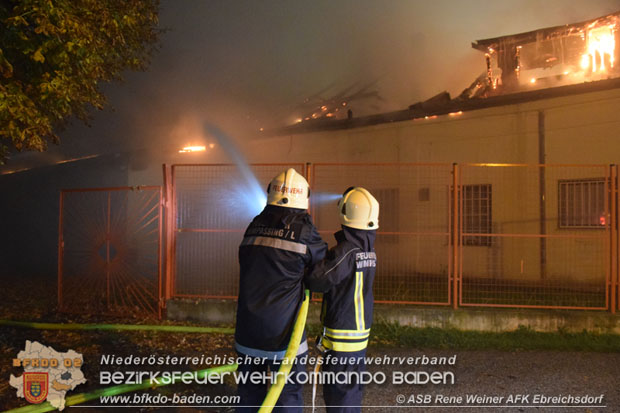 20171019 Dachstuhlbrand in Wampersdorf  Foto: ASB Rene Weiner AFK Ebreichsdorf