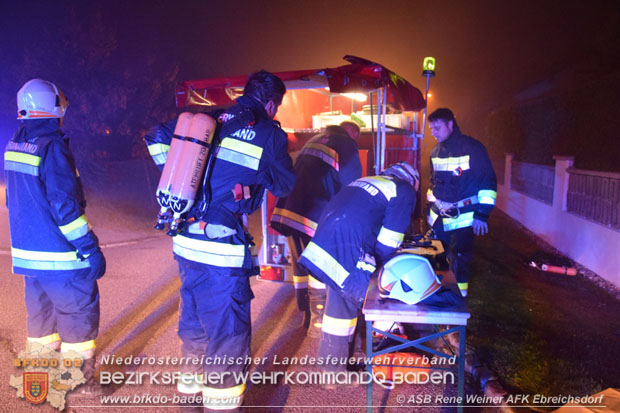20171019 Dachstuhlbrand in Wampersdorf  Foto: ASB Rene Weiner AFK Ebreichsdorf