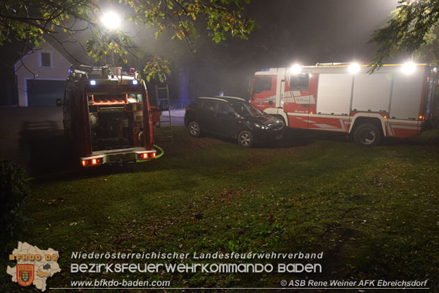 20171019 Dachstuhlbrand in Wampersdorf  Foto: ASB Rene Weiner AFK Ebreichsdorf