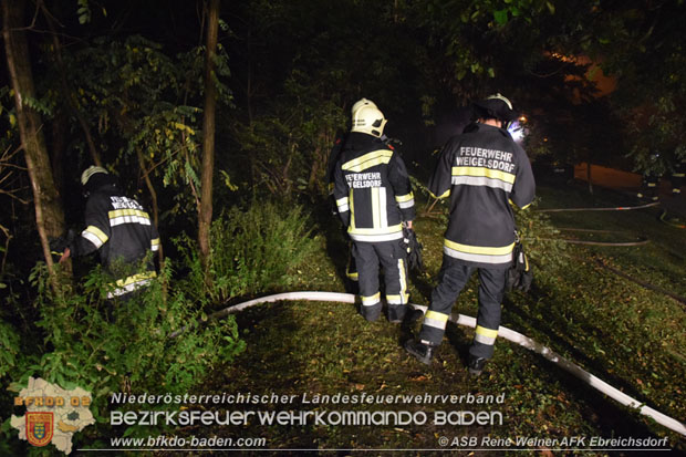 20171019 Dachstuhlbrand in Wampersdorf  Foto: ASB Rene Weiner AFK Ebreichsdorf