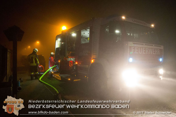 20171019 Dachstuhlbrand in Wampersdorf  Foto: Stefan Schneider BFK BADEN