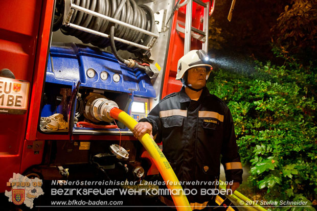 20171019 Dachstuhlbrand in Wampersdorf  Foto: Stefan Schneider BFK BADEN