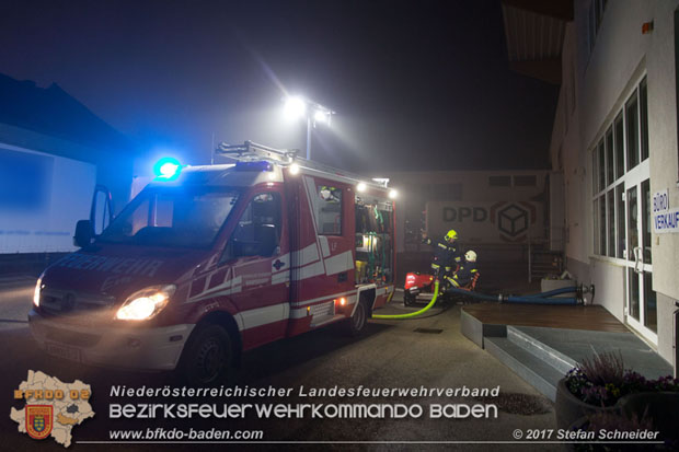 20171019 Dachstuhlbrand in Wampersdorf  Foto: Stefan Schneider BFK BADEN
