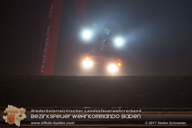 20171019 Dachstuhlbrand in Wampersdorf  Foto: Stefan Schneider BFK BADEN