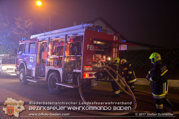 20171019 Dachstuhlbrand in Wampersdorf  Foto: Stefan Schneider BFK BADEN