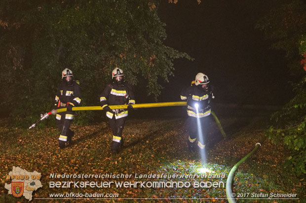20171019 Dachstuhlbrand in Wampersdorf Foto: Stefan Schneider BFK BADEN