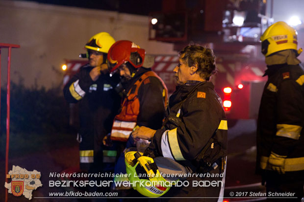 20171019 Dachstuhlbrand in Wampersdorf Foto: Stefan Schneider BFK BADEN