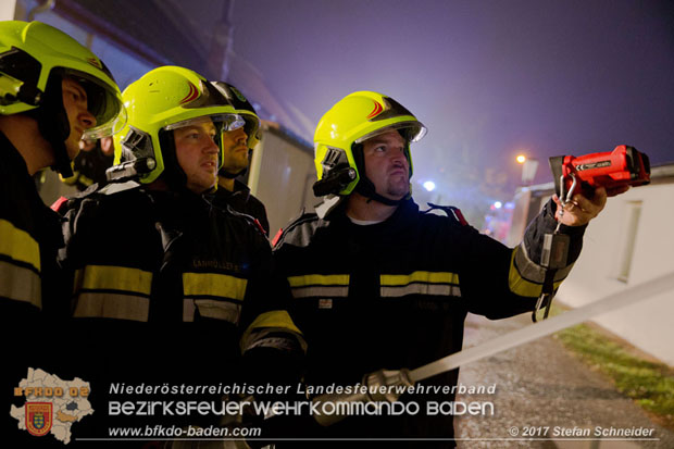 20171019 Dachstuhlbrand in Wampersdorf Foto: Stefan Schneider BFK BADEN