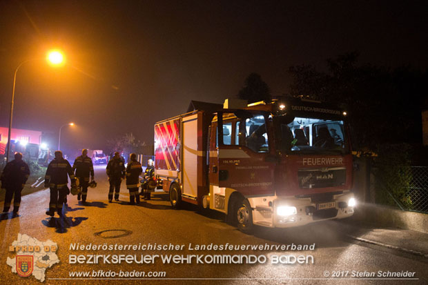 20171019 Dachstuhlbrand in Wampersdorf Foto: Stefan Schneider BFK BADEN