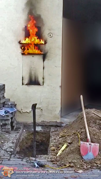 20171025 Kabelbrand in Pfaffstätten  Foto: von Privatperson zur Verfügung gestellt