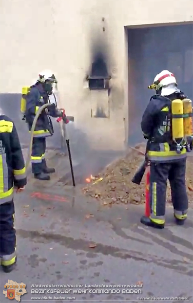 20171025 Kabelbrand in Pfaffstätten  Foto: von Privatperson zur Verfügung gestellt
