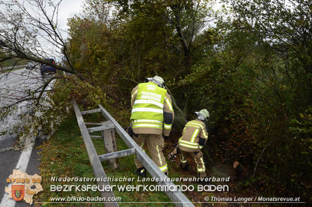 20171027 Sturmschaden auf der LB210 bei Ebreichsdorf  Foto: © Thomas Lenger Monatsrevue.at