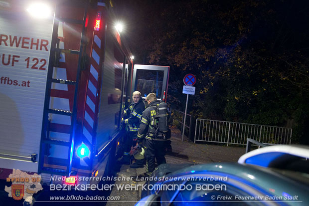 20171104 Explosion in der Wohnung einer Badener Wohnhausanlage Foto: © Freiwillige Feuerwehr Baden-Stadt 20171104 Explosion in der Wohnung einer Badener Wohnhausanlage Foto: © Freiwillige Feuerwehr Baden-Stadt