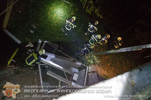 20171104 Explosion in der Wohnung einer Badener Wohnhausanlage Foto: © Freiwillige Feuerwehr Baden-Stadt 20171104 Explosion in der Wohnung einer Badener Wohnhausanlage Foto: © Freiwillige Feuerwehr Baden-Stadt
