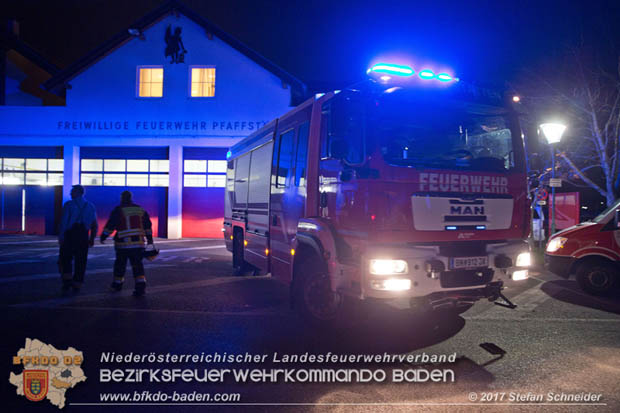 20171113 Personensuche nach 12-jährigen abgängigen Bub in Pfaffstätten  Foto: Stefan Schneider BFK BADEN