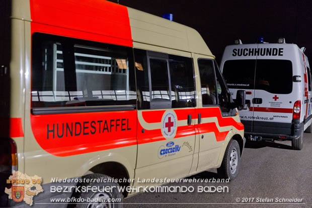20171113 Personensuche nach 12-jaehrigen abgaengigen Bub in Pfaffstaetten  Foto: Stefan Schneider BFK BADEN