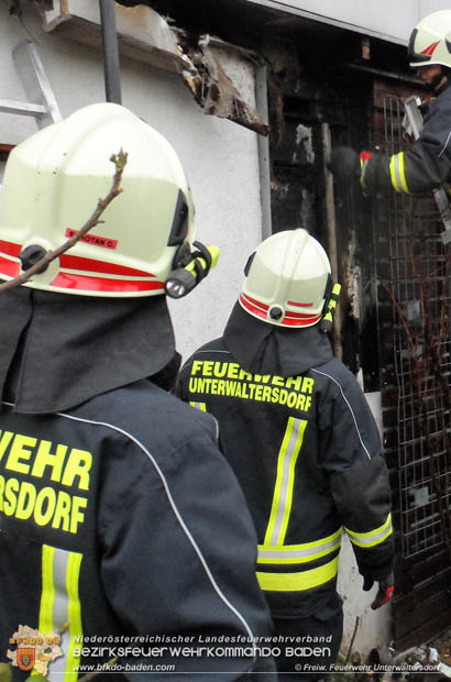 20171112 Brand im Industriegebiet Unterwaltersdorf  Foto: Freiwillige Feuerwehr Unterwaltersdorf