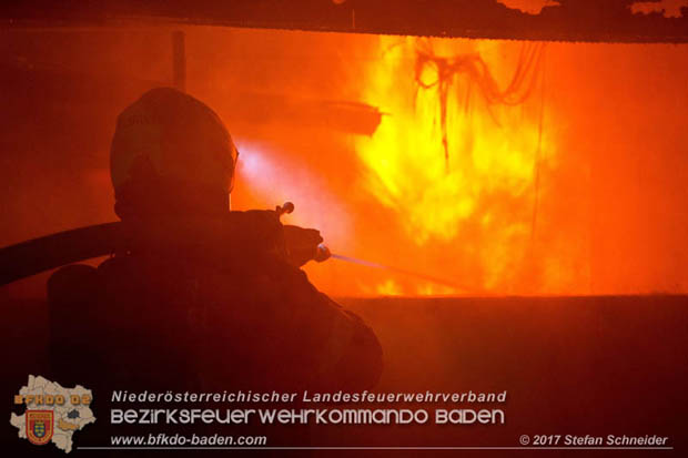 20171222 Brand in einem Reihenwohnhaus in Tribuswinkel  Foto: © Stefan Schneider BFK BADEN
