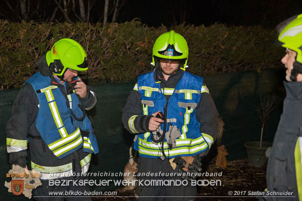 20171222 Brand in einem Reihenwohnhaus in Tribuswinkel  Foto: © Stefan Schneider BFK BADEN