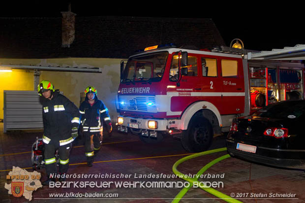 20171222 Brand in einem Reihenwohnhaus in Tribuswinkel  Foto: © Stefan Schneider BFK BADEN