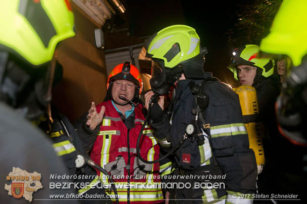 20171222 Brand in einem Reihenwohnhaus in Tribuswinkel  Foto: © Stefan Schneider BFK BADEN