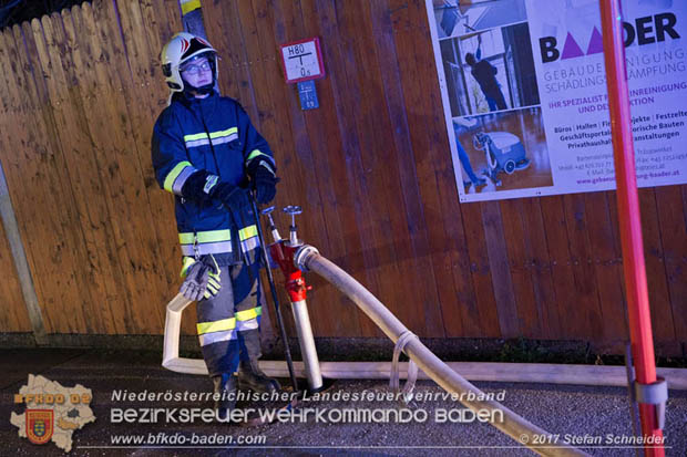 20171222 Brand in einem Reihenwohnhaus in Tribuswinkel  Foto: © Stefan Schneider BFK BADEN