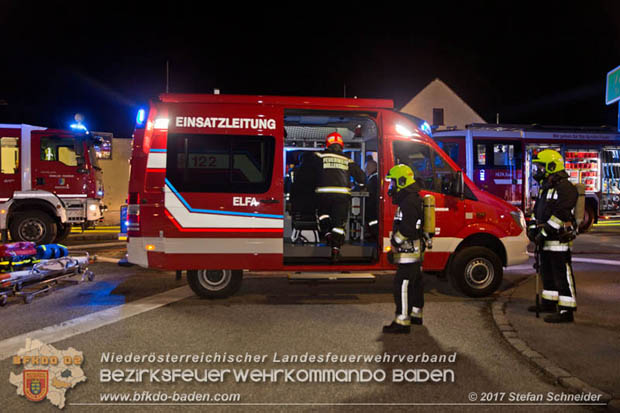20171222 Brand in einem Reihenwohnhaus in Tribuswinkel  Foto: © Stefan Schneider BFK BADEN