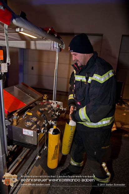 20171222 Brand in einem Reihenwohnhaus in Tribuswinkel  Foto: © Stefan Schneider BFK BADEN