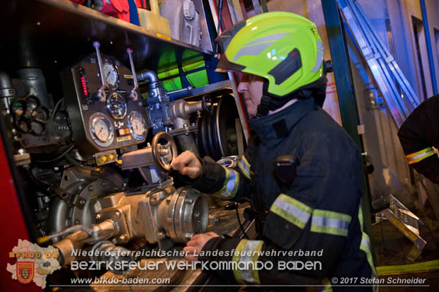 20171222 Brand in einem Reihenwohnhaus in Tribuswinkel  Foto: © Stefan Schneider BFK BADEN