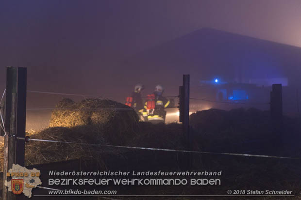 20180101 Brand von Siloballen in Maria Raisenmarkt Ortsteil Untermeierhof  Foto: © Stefan Schneider