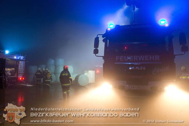 20180101 Brand von Siloballen in Maria Raisenmarkt Ortsteil Untermeierhof  Foto: © Stefan Schneider