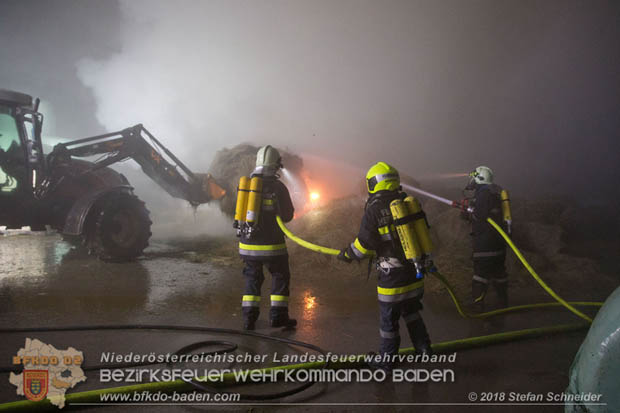 20180101 Brand von Siloballen in Maria Raisenmarkt Ortsteil Untermeierhof  Foto: © Stefan Schneider