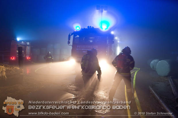 20180101 Brand von Siloballen in Maria Raisenmarkt Ortsteil Untermeierhof  Foto: © Stefan Schneider