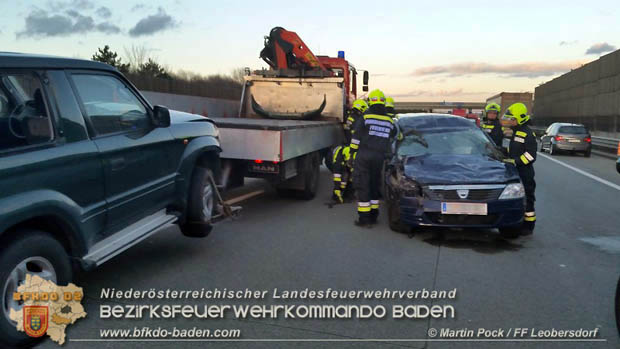 20180119 Verkehrsunfall A2 Kottingbrunn-Bad Vöslau Foto: © Martin Pock FF Leobersdorf 20180119 Verkehrsunfall A2 Kottingbrunn-Bad Vöslau Foto: © Martin Pock FF Leobersdorf
