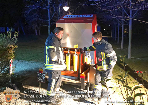 20180129 Wohnungsbrand in Mehrparteinenwohnhaus in Enzesfeld  Foto: © FF Hirtenberg