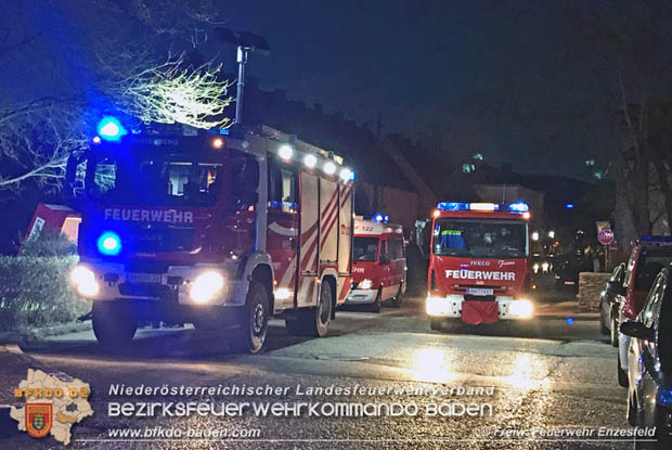 20180129 Wohnungsbrand in Mehrparteinenwohnhaus in Enzesfeld  Foto: © FF Enzesfeld