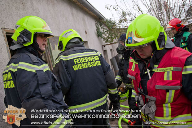 20180208 Dachstuhlbrand in Traiskirchen Ortsteil Wienersdorf Foto: © Stefan Schneider BFK BADEN 20180208 Dachstuhlbrand in Traiskirchen Ortsteil Wienersdorf Foto: © Stefan Schneider BFK BADEN