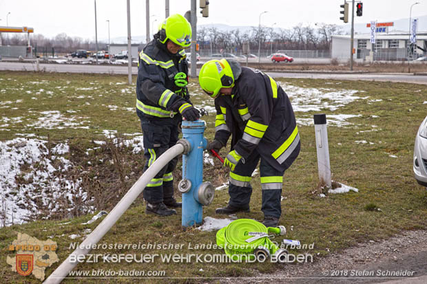 20180320 Brand in einer Lagerhalle Gewerbepark Wienersdorf Foto: © Stefan Schneider BFK BADEN 20180320 Brand in einer Lagerhalle Gewerbepark Wienersdorf Foto: © Stefan Schneider BFK BADEN