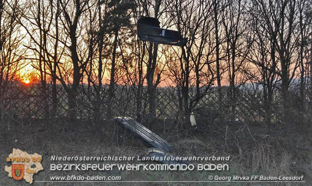 20180324 Verkehrsunfall auf der A2 Baden-Leobersdorf  Foto: © SB Georg Mrvka FF Baden-Leesdorf