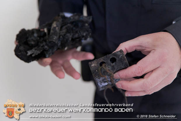 20180401 Brand in einer Wohnhausanlage im Ortsteil Baden Weikersdorf am Ostersonntag  Foto: © Stefan Schneider BFKDO BADEN