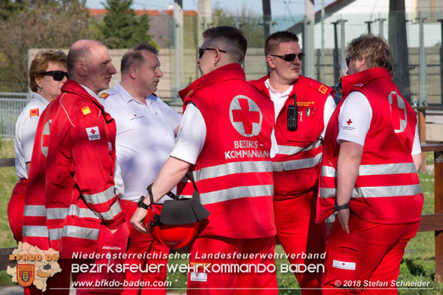 20180414 Brand mehrerer Güterwaggons im Bahnhof Pfaffstätten  Foto: © Stefan Schneider BFKDO BADEN