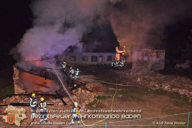 20180518 Brand eines Abrisshauses in Deutsch Brodersdorf  Foto: © ASB ÖA Rene Weiner