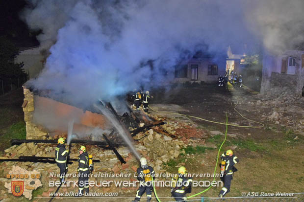 20180518 Brand eines Abrisshauses in Deutsch Brodersdorf  Foto: © ASB ÖA Rene Weiner