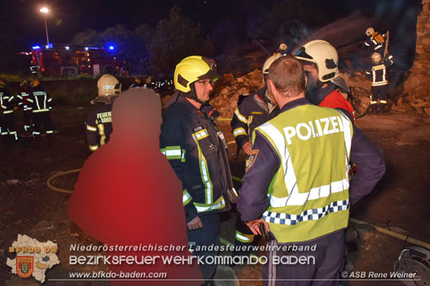 20180518 Brand eines Abrisshauses in Deutsch Brodersdorf  Foto: © ASB ÖA Rene Weiner