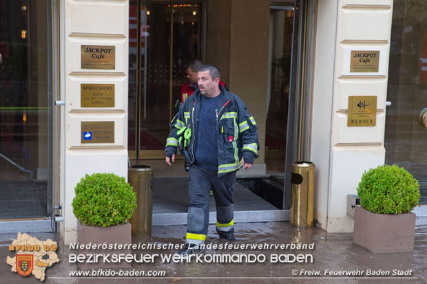 20180524 Unwettereinsatz nach Starkregen beim Casino Baden  Foto: © Stefan Schneider FF Baden-Stadt