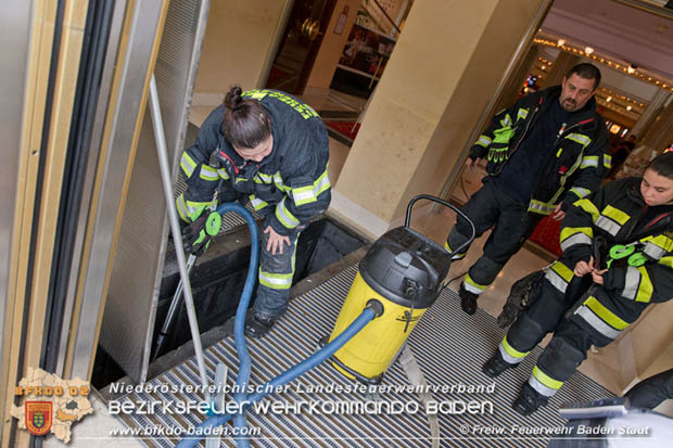 20180524 Unwettereinsatz nach Starkregen beim Casino Baden  Foto: © Stefan Schneider FF Baden-Stadt