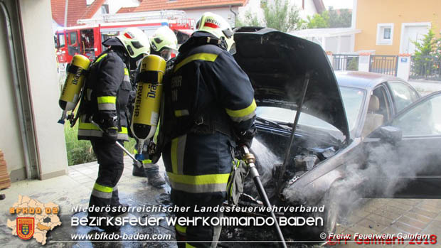 20180528 Fahrzeugbrand in Gainfarn Foto: © FF Gainfarn 2018 20180528 Fahrzeugbrand in Gainfarn Foto: © FF Gainfarn 2018