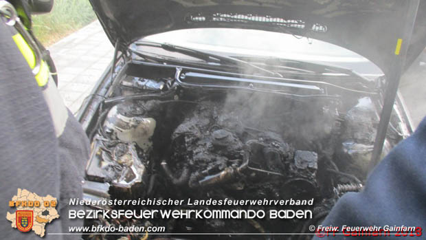 20180528 Fahrzeugbrand in Gainfarn Foto: © FF Gainfarn 2018 20180528 Fahrzeugbrand in Gainfarn Foto: © FF Gainfarn 2018