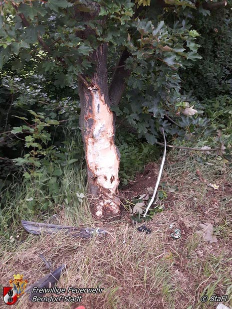 20180531 Verkehrsunfall bei Berndorf Foto: © Florian Stadler FF Berndorf-Stadt 20180531 Verkehrsunfall bei Berndorf Foto: © Florian Stadler FF Berndorf-Stadt