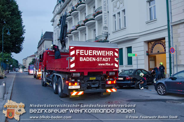 20180611 B3 Brandverdacht Tiefgarage in der Innenstadt von Baden Foto: © Freiwillige Feuerwehr Baden-Stadt 20180611 B3 Brandverdacht Tiefgarage in der Innenstadt von Baden Foto: © Freiwillige Feuerwehr Baden-Stadt